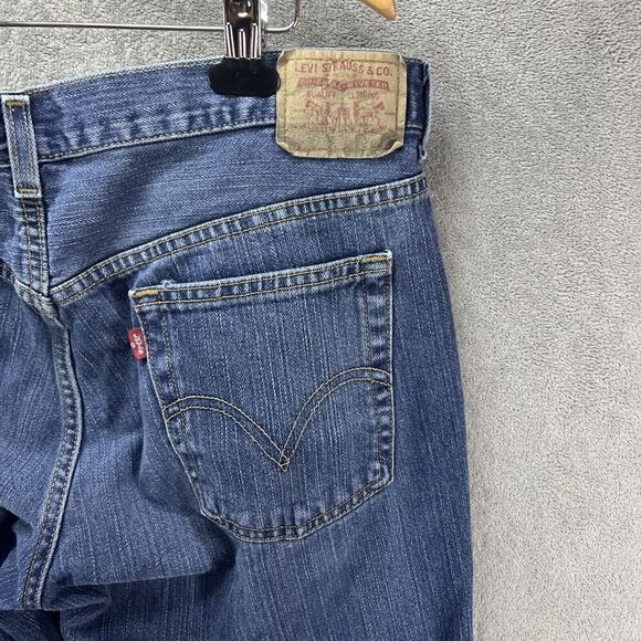 Levi's Nouveau Boot Cut Stretch Jeans 515 Denim Women 14 MIS Blue High Rise Mom - Picture 5 of 7